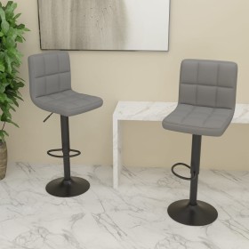 Kitchen stools, 2 units, light gray fabric. by vidaXL, Kitchen stools - Ref: Foro24-334282, Price: 130,00 €, Discount: %