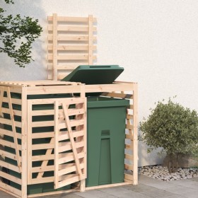 Extension for solid pine wood trash bin shed by vidaXL, Waste container supports - Ref: Foro24-825107, Price: 80,07 €, Discou...