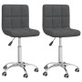 Swivel dining chairs, 2 units, dark gray fabric by vidaXL, dining chairs - Ref: Foro24-334324, Price: 113,14 €, Discount: %