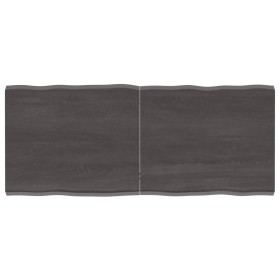 Tablero mesa madera tratada borde vivo marrón 120x50x(2-4) cm de vidaXL, Tableros para mesas - Ref: Foro24-364024, Precio: 62...