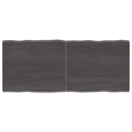 Tablero mesa madera tratada borde vivo marrón 120x50x(2-4) cm de vidaXL, Tableros para mesas - Ref: Foro24-364024, Precio: 12...