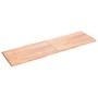 Tischplatte aus behandeltem Holz mit naturbrauner Kante, 200 x 60 x (2–4) cm von vidaXL, Tischplatten - Ref: Foro24-363984, P...