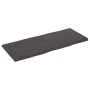 Tablero mesa madera tratada borde vivo marrón 120x50x(2-4) cm de vidaXL, Tableros para mesas - Ref: Foro24-364024, Precio: 12...