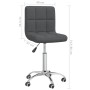 Swivel dining chairs, 2 units, dark gray fabric by vidaXL, dining chairs - Ref: Foro24-334324, Price: 113,14 €, Discount: %