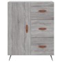 Aparador alto madera contrachapada gris sonoma 69,5x34x180 cm de vidaXL, Aparadores - Ref: Foro24-3199791, Precio: 154,84 €, ...