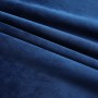 Cortinas opacas ganchos 2 pzas terciopelo azul oscuro 140x175cm