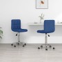 Swivel dining chairs 2 units blue fabric by vidaXL, dining chairs - Ref: Foro24-334327, Price: 96,09 €, Discount: %