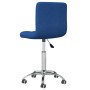 Swivel dining chairs 2 units blue fabric by vidaXL, dining chairs - Ref: Foro24-334327, Price: 96,99 €, Discount: %