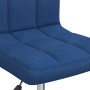 Sillas de comedor giratorias 2 unidades tela azul de vidaXL, Sillas de comedor - Ref: Foro24-334327, Precio: 96,09 €, Descuen...