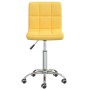 Swivel dining chairs 2 units mustard yellow fabric by vidaXL, dining chairs - Ref: Foro24-334330, Price: 95,46 €, Discount: %