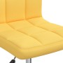 Swivel dining chairs 2 units mustard yellow fabric by vidaXL, dining chairs - Ref: Foro24-334330, Price: 95,46 €, Discount: %