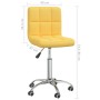 Swivel dining chairs 2 units mustard yellow fabric by vidaXL, dining chairs - Ref: Foro24-334330, Price: 95,46 €, Discount: %