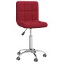 Sillas de comedor giratorias 2 unidades tela rojo tinto de vidaXL, Sillas de comedor - Ref: Foro24-334331, Precio: 97,03 €, D...