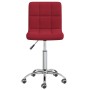 Sillas de comedor giratorias 2 unidades tela rojo tinto de vidaXL, Sillas de comedor - Ref: Foro24-334331, Precio: 97,03 €, D...