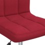 Swivel dining chairs 2 units red red fabric by vidaXL, dining chairs - Ref: Foro24-334331, Price: 97,03 €, Discount: %