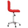 Silla de oficina giratoria de cuero sintético rojo de vidaXL, Sillas de oficina - Ref: Foro24-334335, Precio: 77,11 €, Descue...