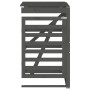 Gray Pine Wood Rubbish Bin Shed Extension by vidaXL, Waste container supports - Ref: Foro24-825109, Price: 119,78 €, Discount: %