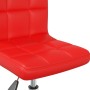 Silla de oficina giratoria de cuero sintético rojo de vidaXL, Sillas de oficina - Ref: Foro24-334335, Precio: 77,11 €, Descue...