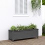 Raised garden bed solid gray pine wood 119.5x40x39cm by vidaXL, Pots and planters - Ref: Foro24-825263, Price: 98,05 €, Disco...