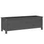 Raised garden bed solid gray pine wood 119.5x40x39cm by vidaXL, Pots and planters - Ref: Foro24-825263, Price: 98,05 €, Disco...