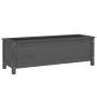 Raised garden bed solid gray pine wood 119.5x40x39cm by vidaXL, Pots and planters - Ref: Foro24-825263, Price: 98,05 €, Disco...