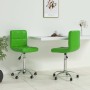 Swivel dining chairs 2 units green synthetic leather by vidaXL, dining chairs - Ref: Foro24-334352, Price: 116,33 €, Discount: %