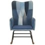 Denim blue patchwork canvas rocking chair by vidaXL, Rocking chairs - Ref: Foro24-339688, Price: 116,39 €, Discount: %