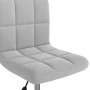 Light Gray Velvet Swivel Office Chair by vidaXL, Office chairs - Ref: Foro24-334356, Price: 81,90 €, Discount: %