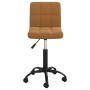 Swivel dining chairs 2 pcs brown velvet by vidaXL, dining chairs - Ref: Foro24-334365, Price: 97,21 €, Discount: %