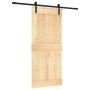 Sliding door with solid pine wood fittings 90x210 cm by vidaXL, Doors - Ref: Foro24-3202989, Price: 145,99 €, Discount: %