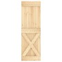 Sliding door with solid pine wood fittings 70x210 cm by vidaXL, Doors - Ref: Foro24-3202998, Price: 161,00 €, Discount: %