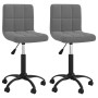 Swivel dining chairs 2 units dark gray velvet by vidaXL, dining chairs - Ref: Foro24-334368, Price: 111,47 €, Discount: %