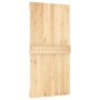 Puerta corredera con herrajes madera maciza de pino 100x210 cm de vidaXL, Puertas - Ref: Foro24-3203003, Precio: 178,26 €, De...