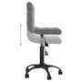 Swivel dining chairs 2 units dark gray velvet by vidaXL, dining chairs - Ref: Foro24-334368, Price: 111,47 €, Discount: %