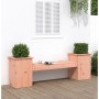 Douglas fir wood bench with planters 184.5x39.5x56.5 cm by vidaXL, garden benches - Ref: Foro24-825175, Price: 125,44 €, Disc...