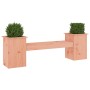 Douglas fir wood bench with planters 184.5x39.5x56.5 cm by vidaXL, garden benches - Ref: Foro24-825175, Price: 125,44 €, Disc...