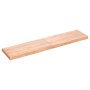 Tischplatte aus behandeltem Holz mit naturbrauner Kante, 160 x 40 x (2–6) cm von vidaXL, Tischplatten - Ref: Foro24-363969, P...