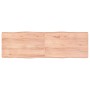 Tablero mesa madera tratada borde natural marrón 160x50x(2-6)cm de vidaXL, Tableros para mesas - Ref: Foro24-363971, Precio: ...