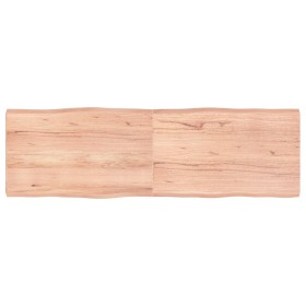 Tablero mesa madera tratada borde natural marrón 160x50x(2-6)cm de vidaXL, Tableros para mesas - Ref: Foro24-363971, Precio: ...