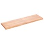 Tablero mesa madera tratada borde natural marrón 160x50x(2-6)cm de vidaXL, Tableros para mesas - Ref: Foro24-363971, Precio: ...