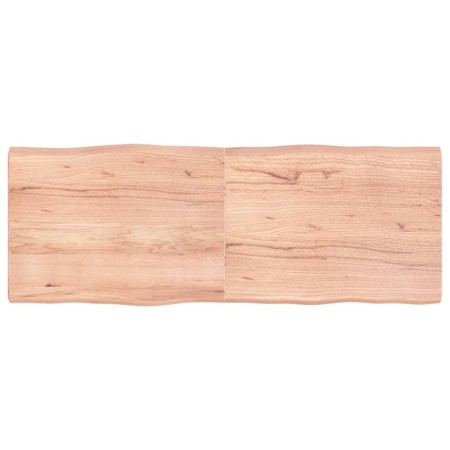 Tablero mesa madera tratada borde natural marrón 160x60x(2-6)cm de vidaXL, Tableros para mesas - Ref: Foro24-363973, Precio: ...