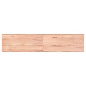 Tischplatte aus behandeltem Holz naturbraune Kante 180x40x(2-6)cm von vidaXL, Tischplatten - Ref: Foro24-363975, Preis: 88,99...