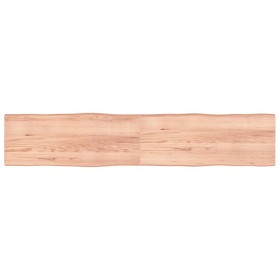 Tablero de mesa madera roble tratada borde natural 200x40x4 cm de vidaXL, Tableros para mesas - Ref: Foro24-363980, Precio: 1...