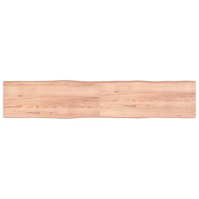 Tablero mesa madera tratada borde natural marrón 200x40x(2-6)cm de vidaXL, Tableros para mesas - Ref: Foro24-363981, Precio: ...