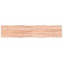 Tablero mesa madera tratada borde natural marrón 200x40x(2-6)cm de vidaXL, Tableros para mesas - Ref: Foro24-363981, Precio: ...