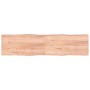 Tablero mesa madera tratada borde natural marrón 200x50x(2-6)cm de vidaXL, Tableros para mesas - Ref: Foro24-363983, Precio: ...