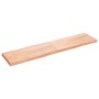 Tablero mesa madera tratada borde natural marrón 200x50x(2-6)cm de vidaXL, Tableros para mesas - Ref: Foro24-363983, Precio: ...