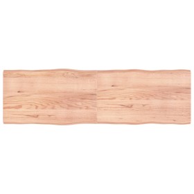 Tablero mesa madera tratada borde natural marrón 200x60x(2-6)cm de vidaXL, Tableros para mesas - Ref: Foro24-363985, Precio: ...