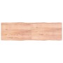 Tischplatte aus behandeltem Holz mit naturbrauner Kante, 200 x 60 x (2–6) cm von vidaXL, Tischplatten - Ref: Foro24-363985, P...