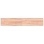 Tischplatte aus behandeltem Holz mit naturbrauner Kante, 220 x 40 x (2–6) cm von vidaXL, Tischplatten - Ref: Foro24-363987, P...